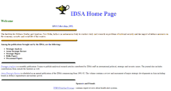 Desktop Screenshot of idsa-india.org