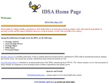 Tablet Screenshot of idsa-india.org